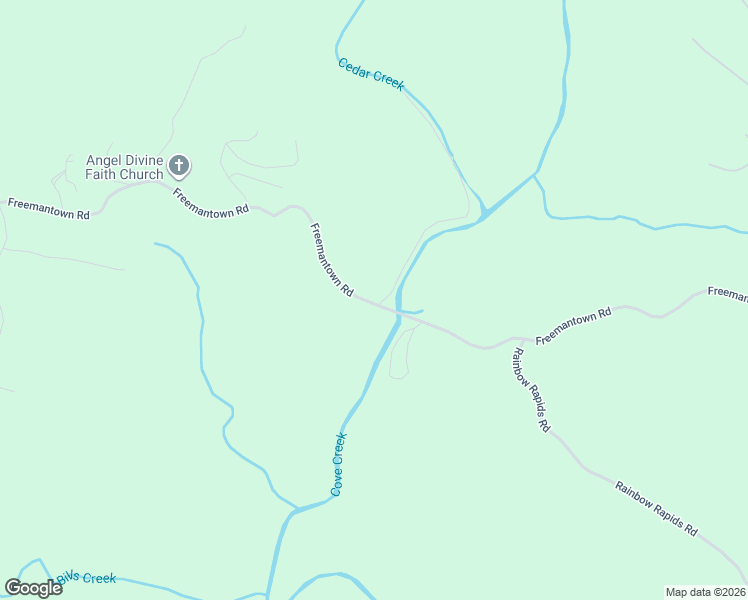 map of restaurants, bars, coffee shops, grocery stores, and more near Hoover Road in Lake Lure