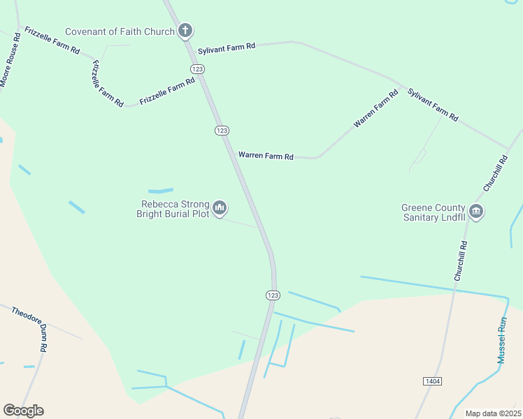 map of restaurants, bars, coffee shops, grocery stores, and more near 2406 North Carolina 123 in Hookerton