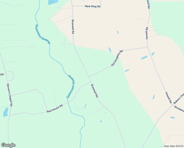 map of restaurants, bars, coffee shops, grocery stores, and more near 39 Old Daughtry Road in Princeton
