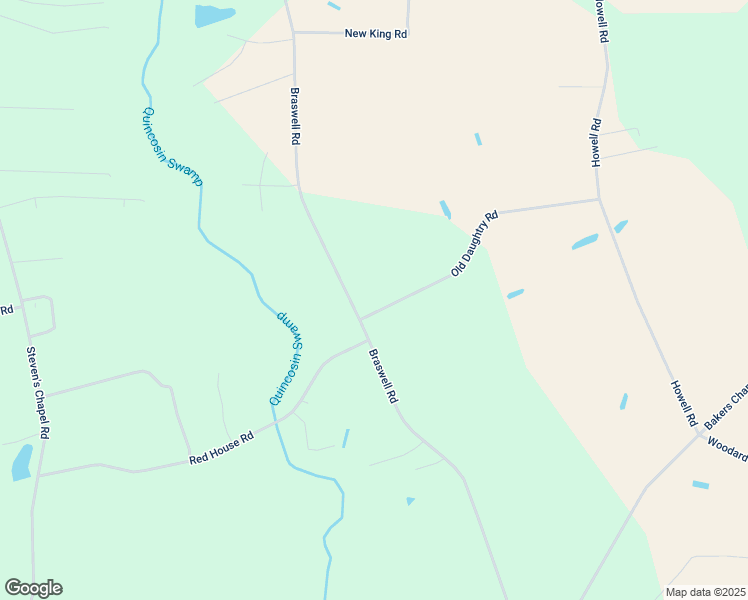 map of restaurants, bars, coffee shops, grocery stores, and more near 39 Old Daughtry Road in Princeton