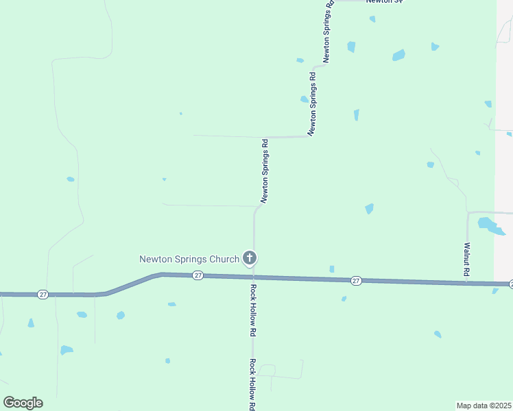 map of restaurants, bars, coffee shops, grocery stores, and more near 1417-1599 Newton Springs Road in Hector