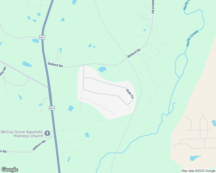map of restaurants, bars, coffee shops, grocery stores, and more near 220 Ruth Circle in Fuquay-Varina