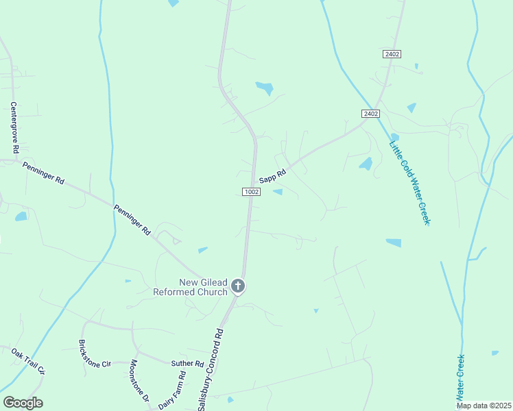 map of restaurants, bars, coffee shops, grocery stores, and more near 2802 Old Salisbury-Concord Road in Concord