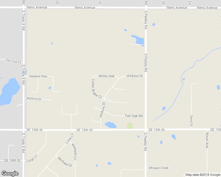 map of restaurants, bars, coffee shops, grocery stores, and more near 1127 Hickory Drive in Choctaw