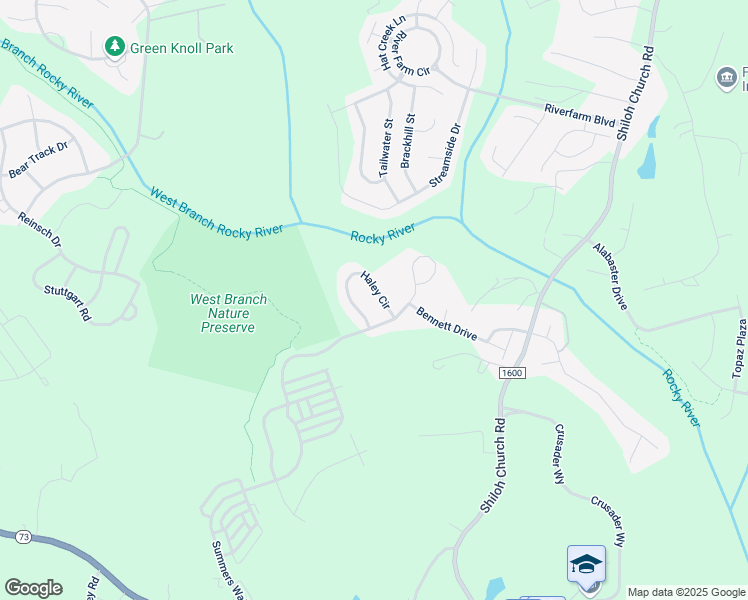 map of restaurants, bars, coffee shops, grocery stores, and more near 17619 Summers Walk Boulevard in Davidson