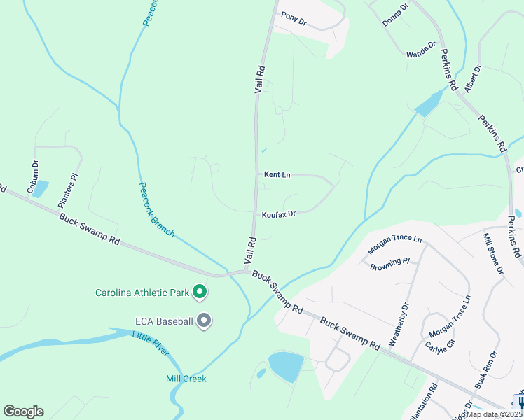 map of restaurants, bars, coffee shops, grocery stores, and more near 162 Vail Road in Pikeville