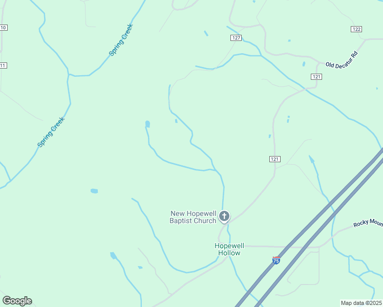 map of restaurants, bars, coffee shops, grocery stores, and more near 320 County Road 121 in Athens