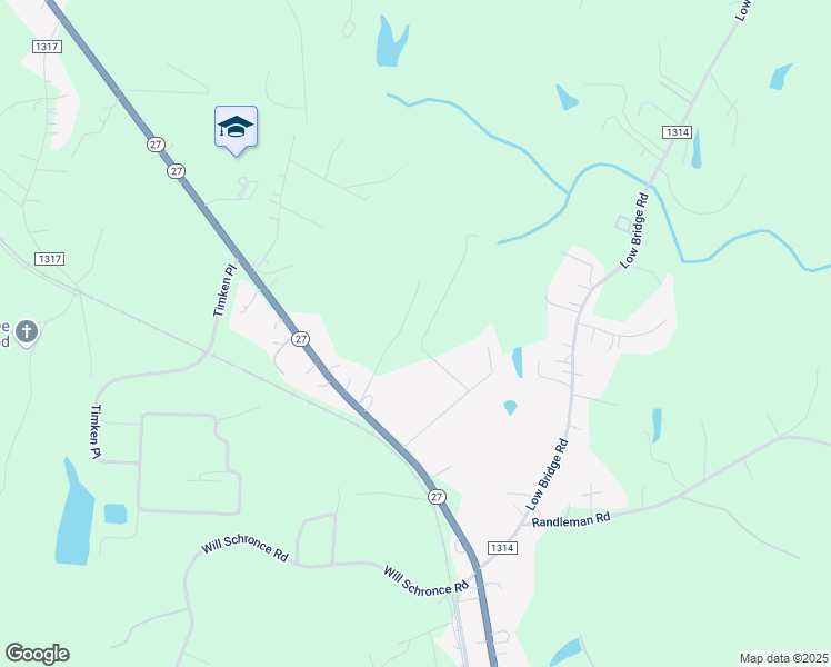 map of restaurants, bars, coffee shops, grocery stores, and more near 854 Spring Lake Drive in Iron Station