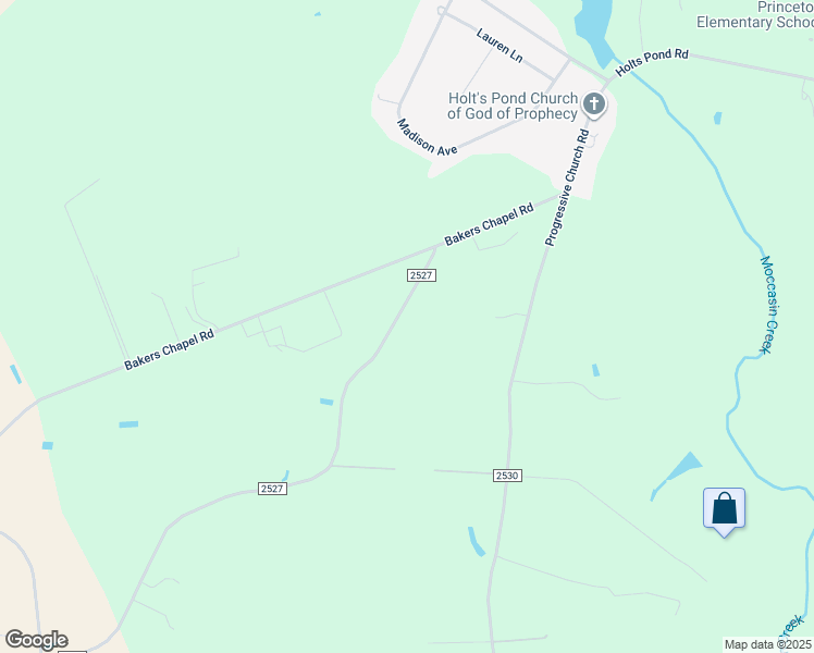 map of restaurants, bars, coffee shops, grocery stores, and more near 155 Bugshop Road in Princeton