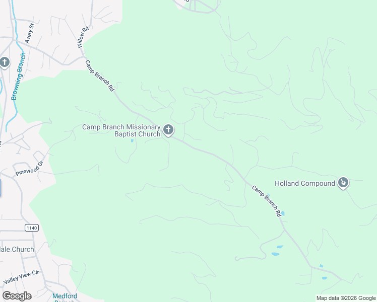 map of restaurants, bars, coffee shops, grocery stores, and more near 1176 Camp Branch Rd in Waynesville