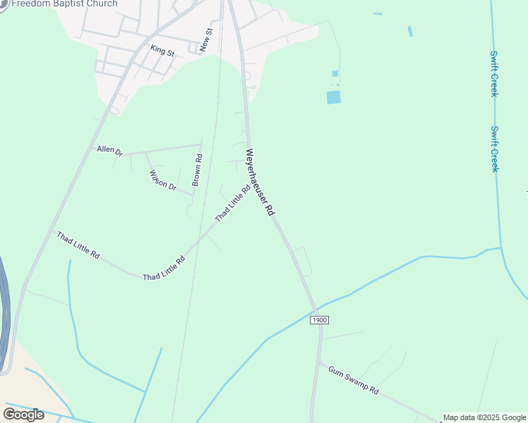 map of restaurants, bars, coffee shops, grocery stores, and more near 4652 Weyerhaeuser Road in Ayden