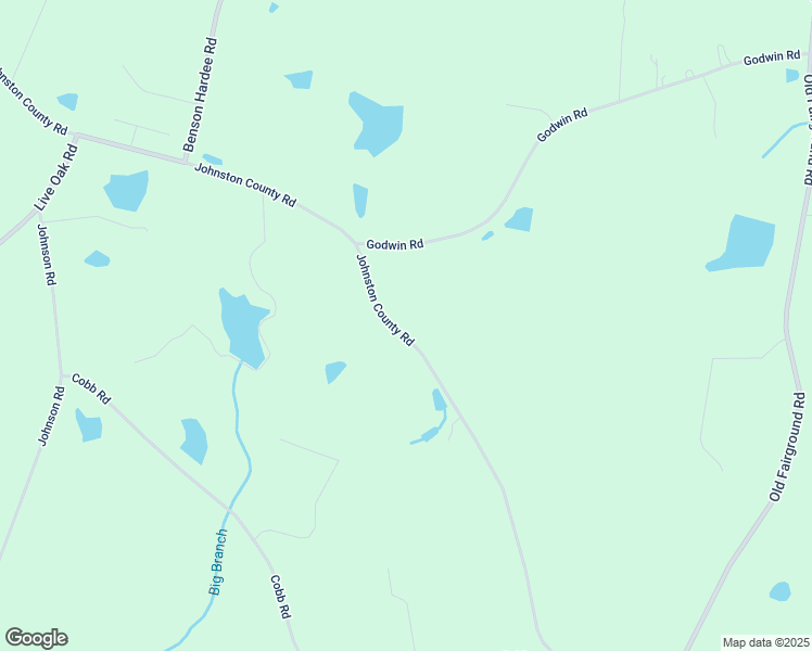 map of restaurants, bars, coffee shops, grocery stores, and more near 936 Johnston County Road in Benson