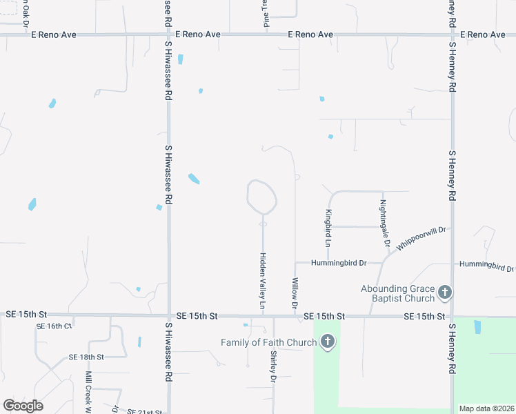 map of restaurants, bars, coffee shops, grocery stores, and more near 924 Hidden Valley Circle in Choctaw