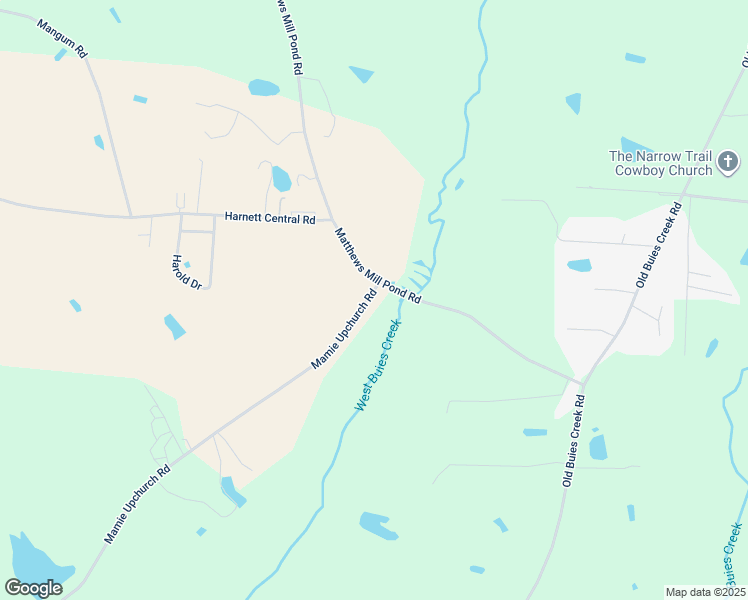 map of restaurants, bars, coffee shops, grocery stores, and more near 1560 Mamie Upchurch Road in Lillington