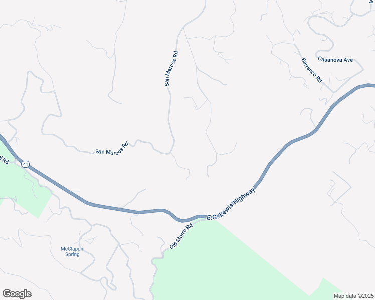 map of restaurants, bars, coffee shops, grocery stores, and more near 10885 San Marcos Road in Atascadero