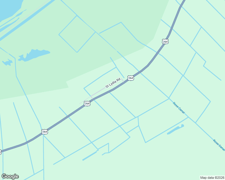 map of restaurants, bars, coffee shops, grocery stores, and more near 70 U.S. 264 in Swan Quarter