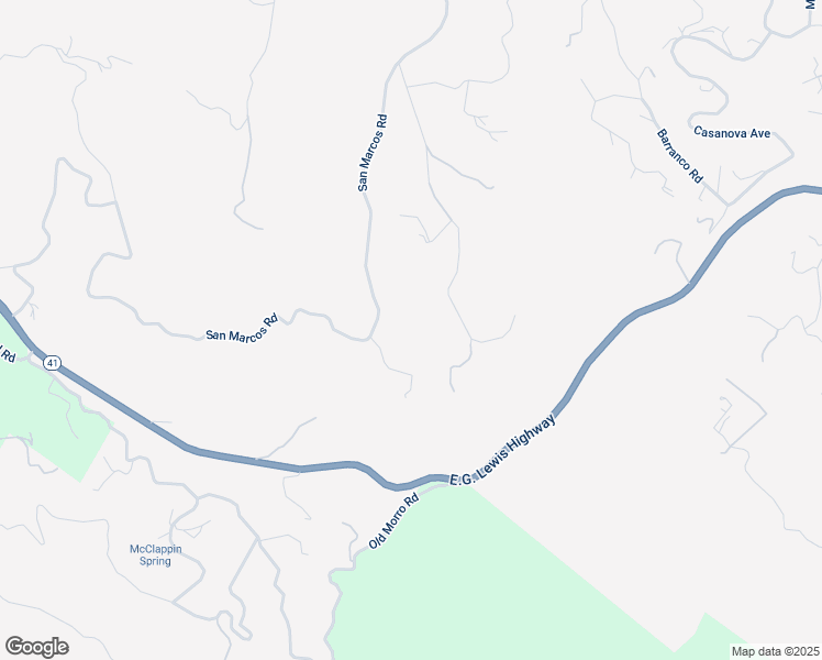map of restaurants, bars, coffee shops, grocery stores, and more near 10885 San Marcos Road in Atascadero