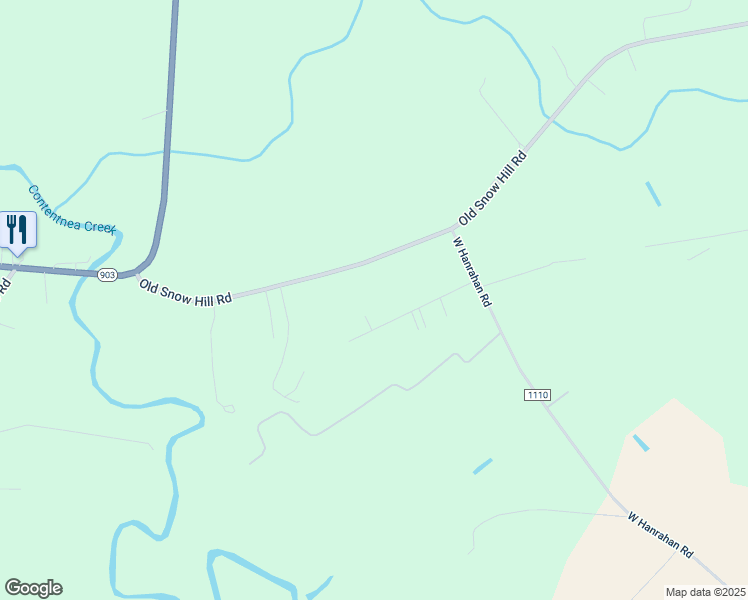 map of restaurants, bars, coffee shops, grocery stores, and more near 890 Snohan Road in Ayden