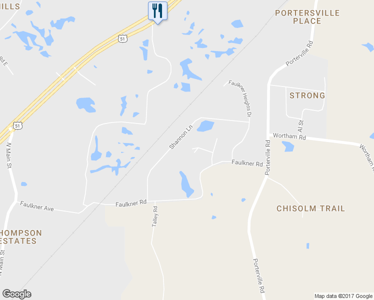 map of restaurants, bars, coffee shops, grocery stores, and more near 81 Sarah Cove in Atoka