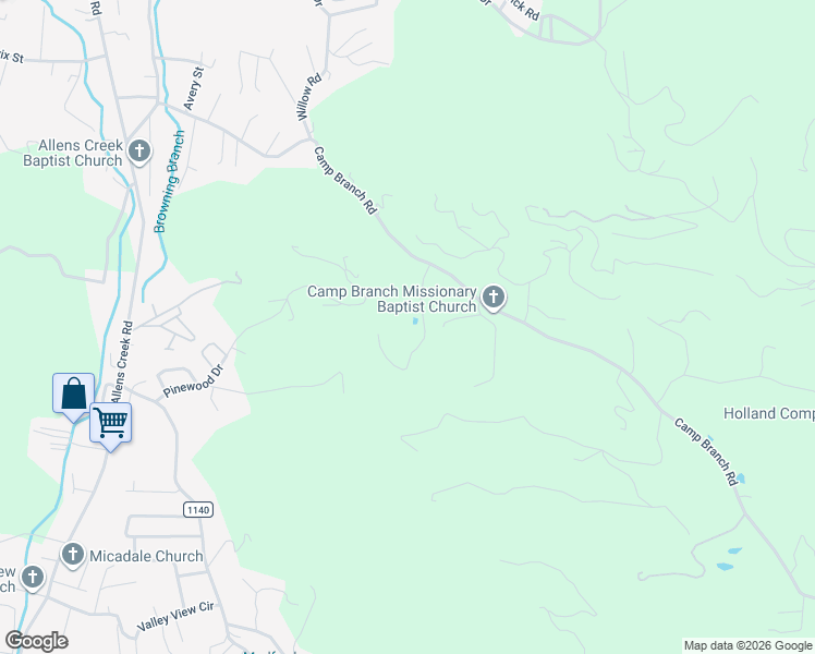 map of restaurants, bars, coffee shops, grocery stores, and more near 366 Scotchmans Rd in Waynesville