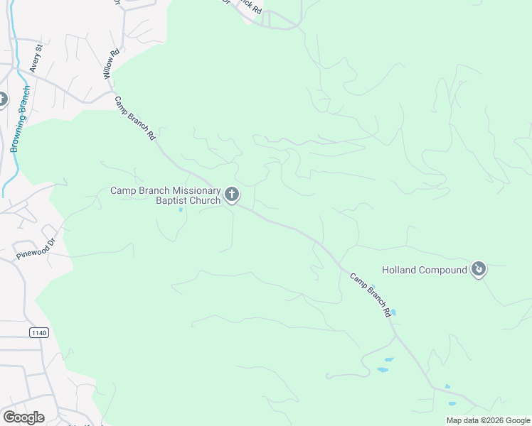 map of restaurants, bars, coffee shops, grocery stores, and more near 1176 Camp Branch Road in Waynesville