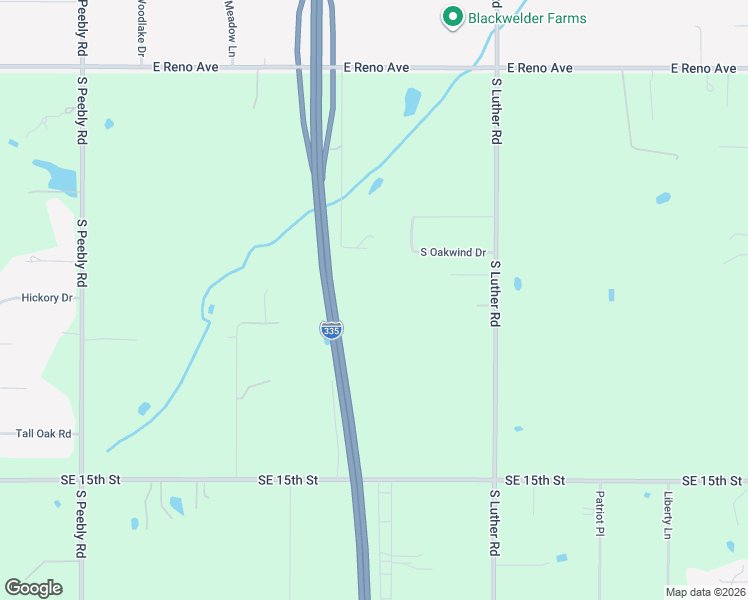 map of restaurants, bars, coffee shops, grocery stores, and more near 1050 Valley View in Choctaw