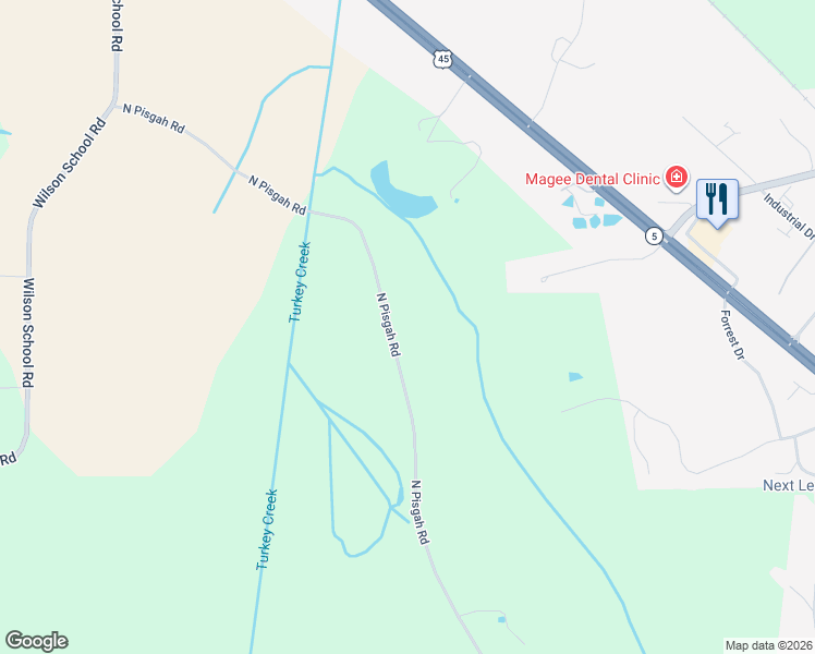 map of restaurants, bars, coffee shops, grocery stores, and more near 2612 North Pisgah Road in Henderson