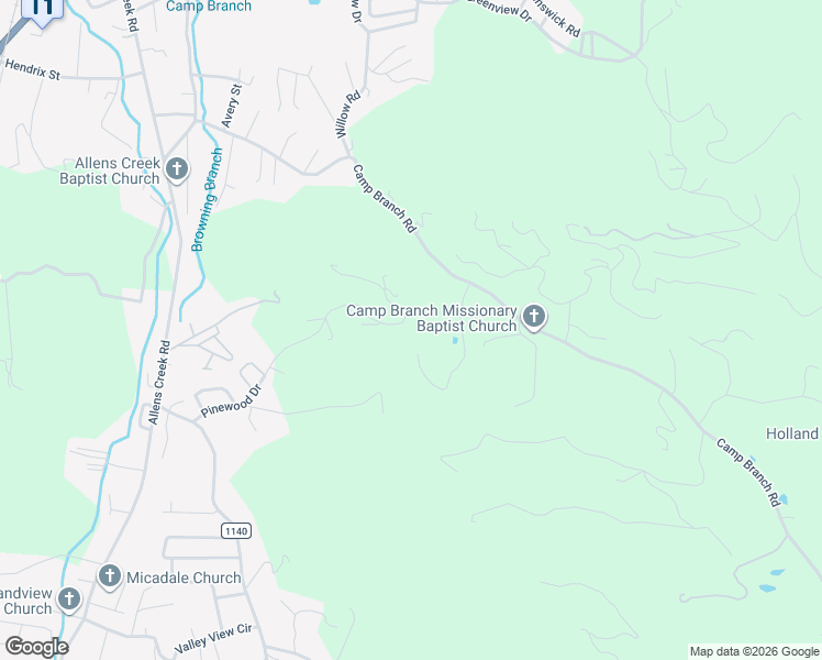 map of restaurants, bars, coffee shops, grocery stores, and more near 366 Scotchmans Road in Waynesville