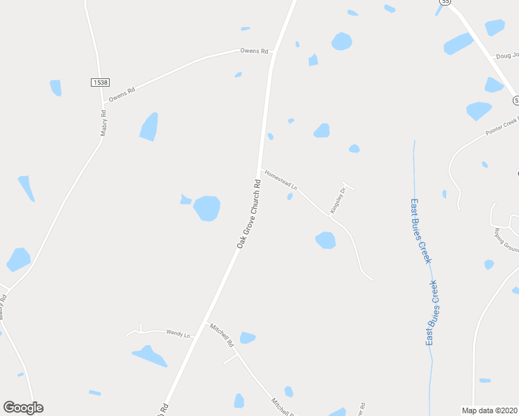 map of restaurants, bars, coffee shops, grocery stores, and more near 1854 Oak Grove Church Road in Angier