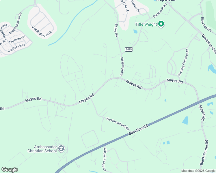 map of restaurants, bars, coffee shops, grocery stores, and more near 12816 Mayes Road in Huntersville