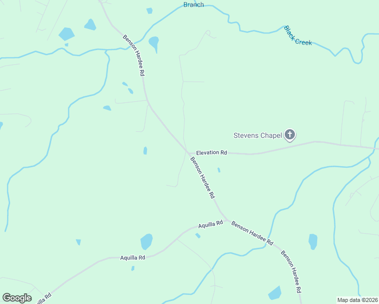 map of restaurants, bars, coffee shops, grocery stores, and more near 4888 Benson Hardee Road in Benson