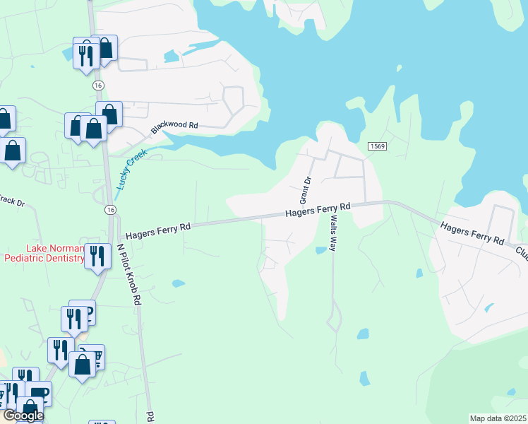 map of restaurants, bars, coffee shops, grocery stores, and more near 7939 Hagers Ferry Road in Denver