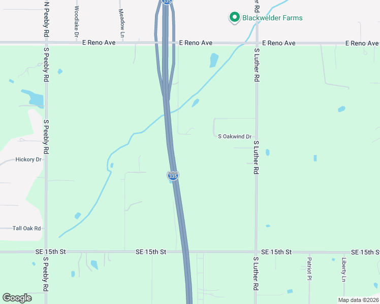 map of restaurants, bars, coffee shops, grocery stores, and more near 1050 Valley View in Choctaw