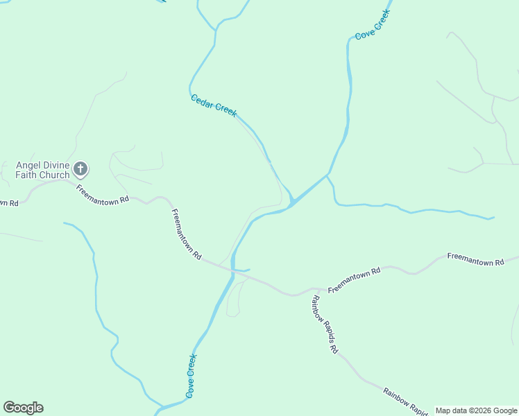 map of restaurants, bars, coffee shops, grocery stores, and more near Hoover Road in Lake Lure
