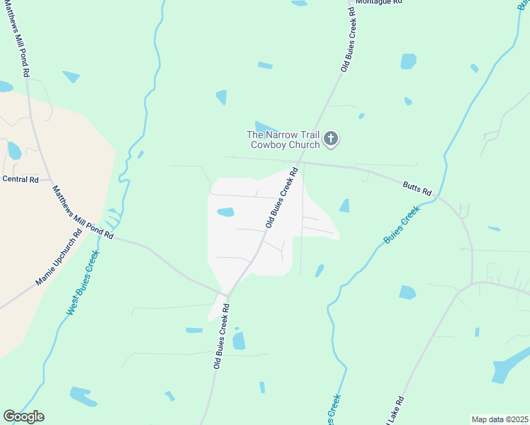 map of restaurants, bars, coffee shops, grocery stores, and more near 1867 Old Buies Creek Road in Angier