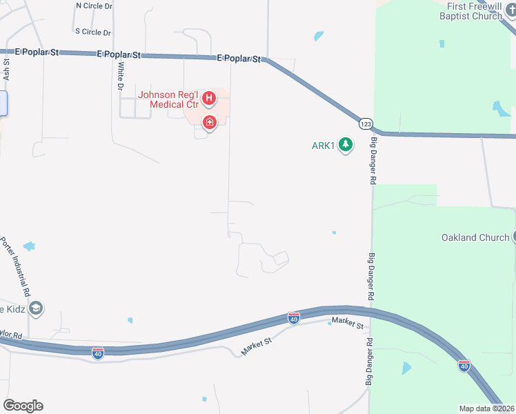 map of restaurants, bars, coffee shops, grocery stores, and more near 1019 Tower Road in Clarksville