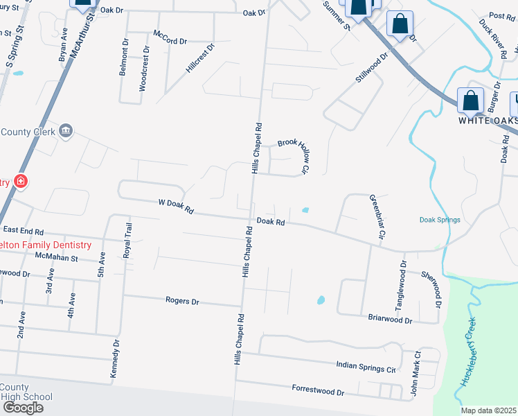 map of restaurants, bars, coffee shops, grocery stores, and more near 1525 Hills Chapel Road in Manchester