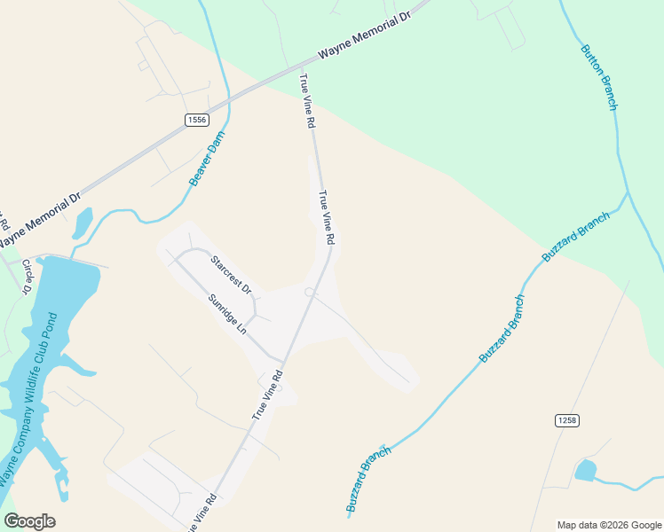 map of restaurants, bars, coffee shops, grocery stores, and more near 600 True Vine Road in Pikeville