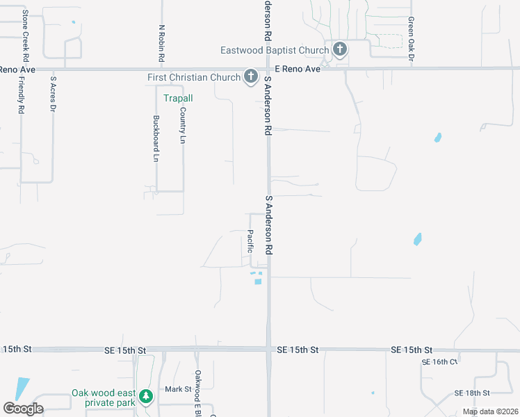 map of restaurants, bars, coffee shops, grocery stores, and more near 11929 Mount View Boulevard in Choctaw