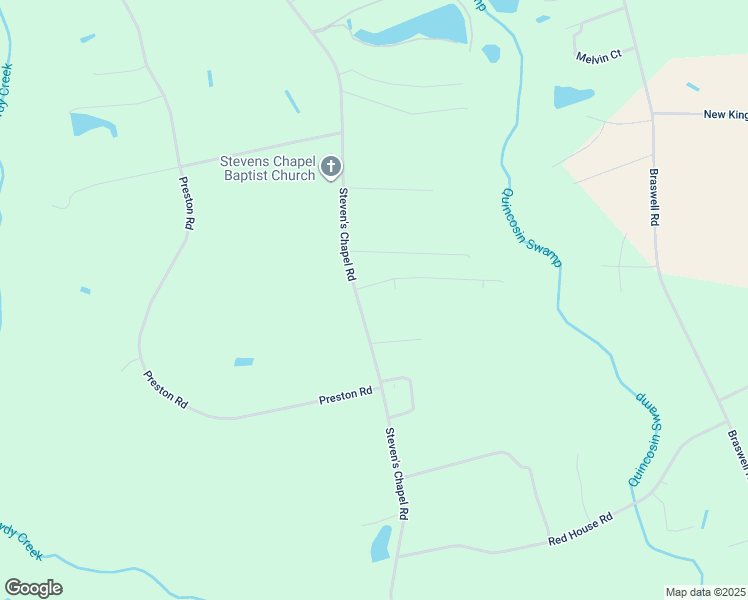 map of restaurants, bars, coffee shops, grocery stores, and more near 3145 Steven's Chapel Road in Smithfield