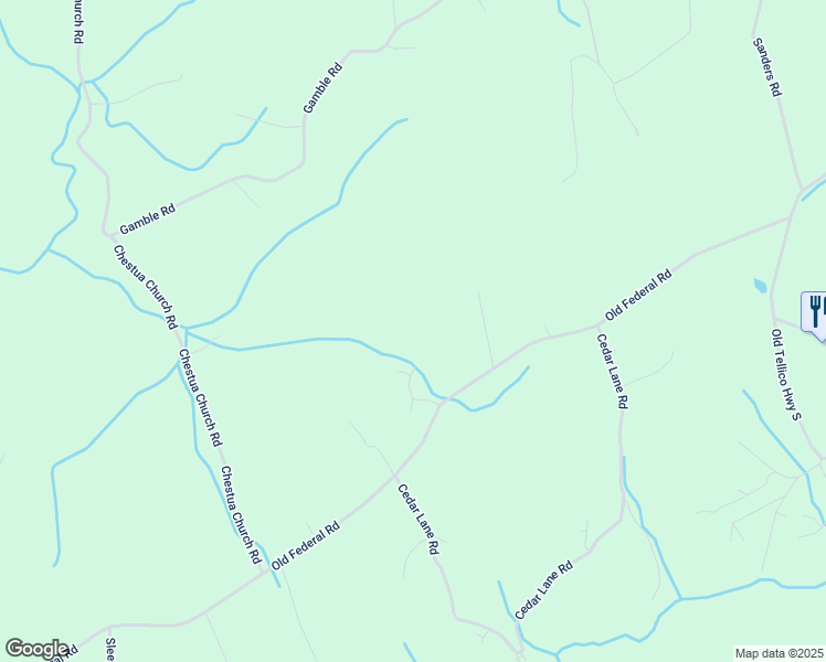 map of restaurants, bars, coffee shops, grocery stores, and more near 384 Old Federal Road in Madisonville