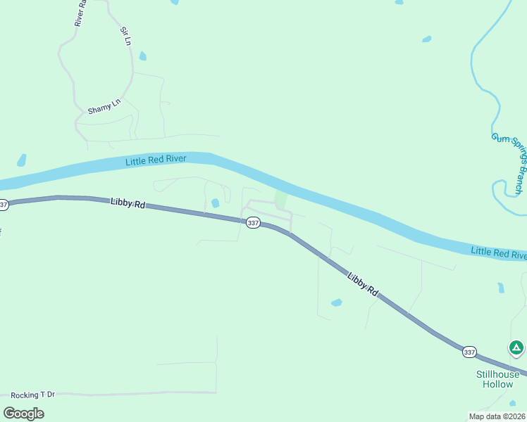 map of restaurants, bars, coffee shops, grocery stores, and more near 20 Love Lane in Heber Springs