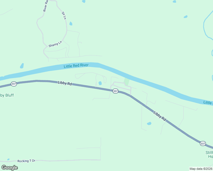 map of restaurants, bars, coffee shops, grocery stores, and more near 4245 Libby Road in Heber Springs