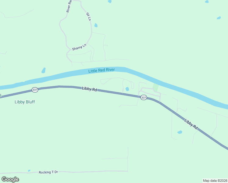 map of restaurants, bars, coffee shops, grocery stores, and more near 3525M Libby Road in Heber Springs