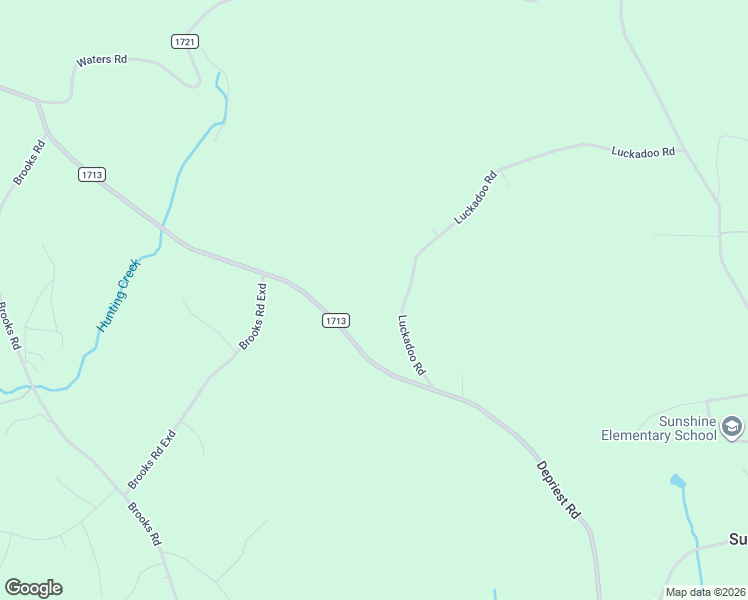 map of restaurants, bars, coffee shops, grocery stores, and more near 211 Luckadoo Road in Bostic