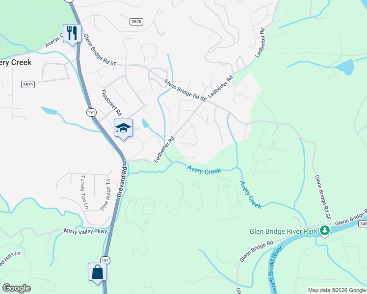 map of restaurants, bars, coffee shops, grocery stores, and more near 34 Asher Lane in Arden
