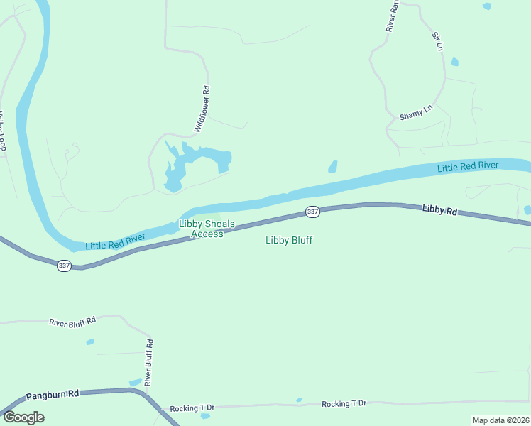 map of restaurants, bars, coffee shops, grocery stores, and more near 3428 Libby Road in Heber Springs