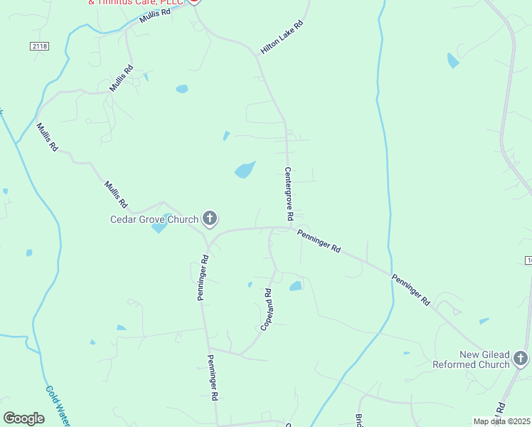 map of restaurants, bars, coffee shops, grocery stores, and more near 3075 Penninger Road in Concord