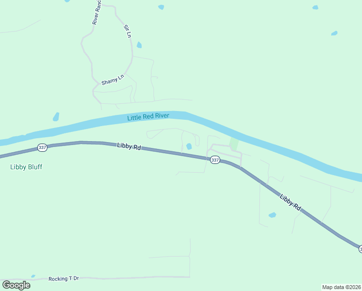 map of restaurants, bars, coffee shops, grocery stores, and more near 3525M Libby Road in Heber Springs