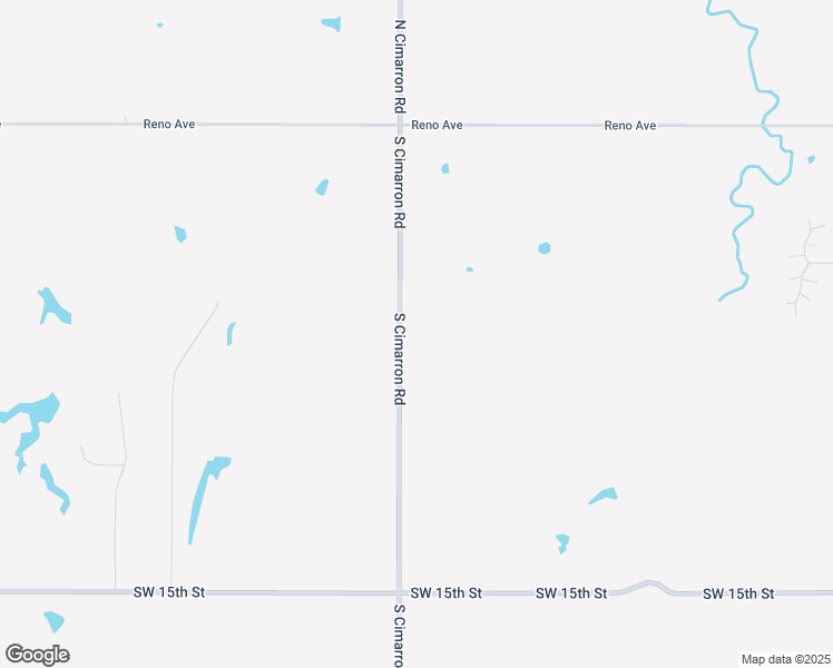 map of restaurants, bars, coffee shops, grocery stores, and more near 800 South Cimarron Road in Yukon